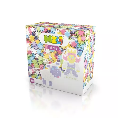 Bloques Meli Minis Pastel 800 – 800 piezas pequeñas en pastel (+3 años)