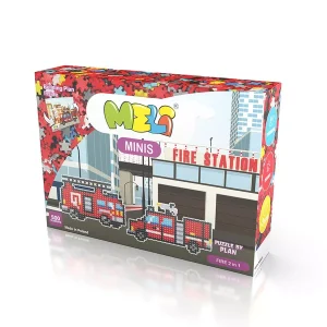 Bloques Meli Minis Fire 2in1 – set 2 modelos, piezas pequeñas (+3 años)