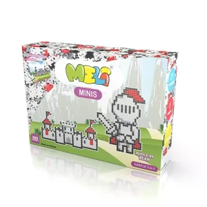 Bloques Meli Minis Castle 2in1 – set 2 modelos, piezas pequeñas (+3 años)