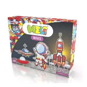 Bloques Meli Minis Cosmos 3in1 – set 3 modelos del espacio, piezas pequeñas (+3 años)