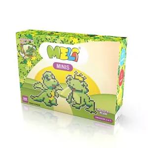 Bloques Meli Minis Dragon 2in1 – set 2 modelos, piezas pequeñas (+3 años)