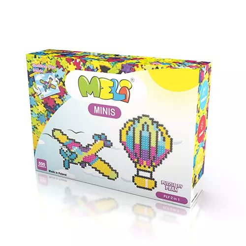 Bloques Meli Minis Fly 2in1 – set 2 modelos, piezas pequeñas (+3 años)