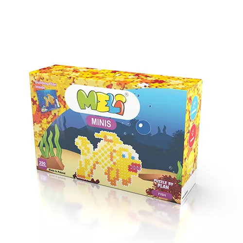 Bloques Meli Minis Fish – set temático pez con piezas pequeñas (+3 años)