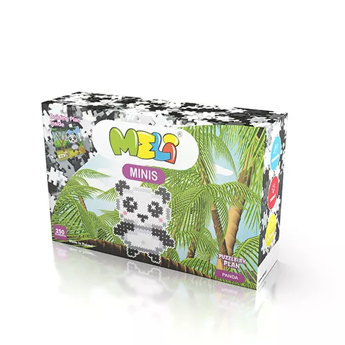 Bloques Meli Minis Panda – set temático panda con piezas pequeñas (+3 años)