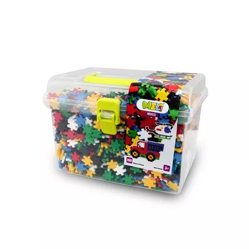 Bloques Meli Minis Travel Box 2500 – 2500 piezas pequeñas en maletín de viaje (+3 años)