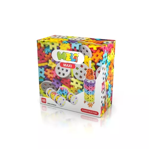 Bloques Meli Maxi Constructor 120 – 120 piezas grandes con mecanismos