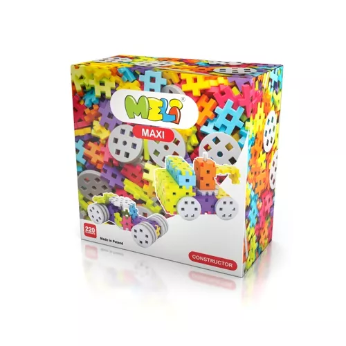 Bloques Meli Maxi Constructor 220 – 220 piezas grandes con mecanismos