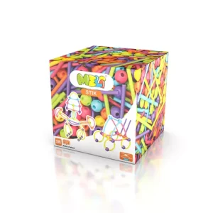 Bloques Meli Stik 150 – set de construcción de 150 piezas flexibles