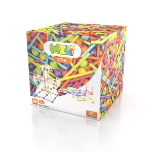 Bloques Meli Stik 300 – set de construcción de 300 piezas flexibles