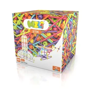 Bloques Meli Stik 600 – set de construcción de 600 piezas flexibles