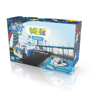 Bloques Meli Basic Police 4in1 – set temático de 4 modelos de policía