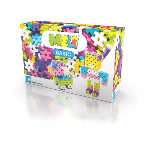 Bloques Meli Basic Pink 150 – 150 piezas medianas en tonos rosa