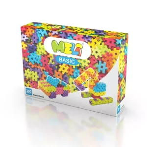 Bloques Meli Basic 300 – set de construcción de 300 piezas medianas