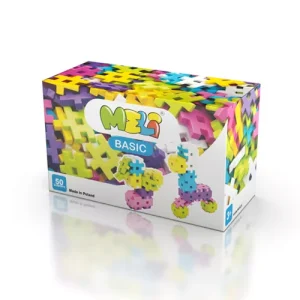 Bloques Meli Basic Pink 50 – 50 piezas medianas en tonos rosa