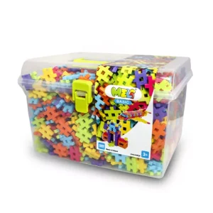 Bloques Meli Basic Travel Box 1000 – 1000 piezas medianas en maletín de viaje