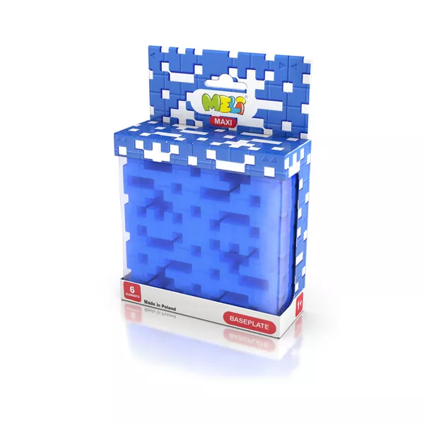 Bloques Meli Maxi Baseplate Azul – placa base para bloques grandes