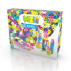 Bloques Meli Basic Pink 1000 – 1000 piezas medianas en tonos rosa