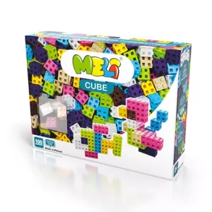 Bloques Meli Cube Pink 100 – 100 piezas en tonos rosa