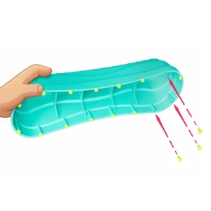 Meli Sensory Balance – elementos sensoriales colocados en el suelo