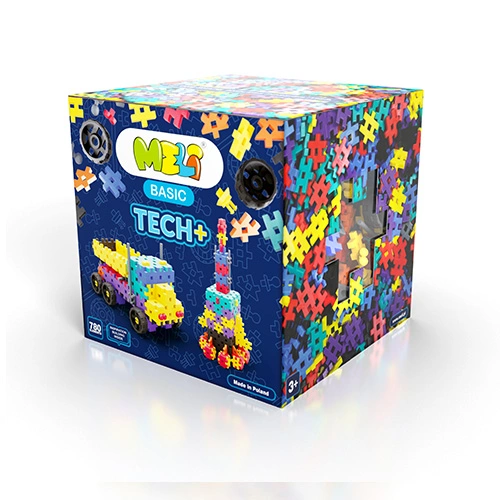 Bloques Meli Basic Tech+ 780 – 780 piezas STEM con mecanismos