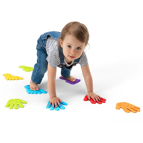 Meli Sensory Hands & Feet – set completo colocado en el suelo